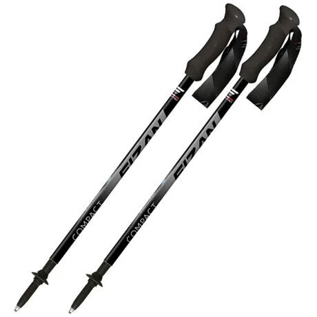 Fizan Telescopic Trekking Poles Compact Grey