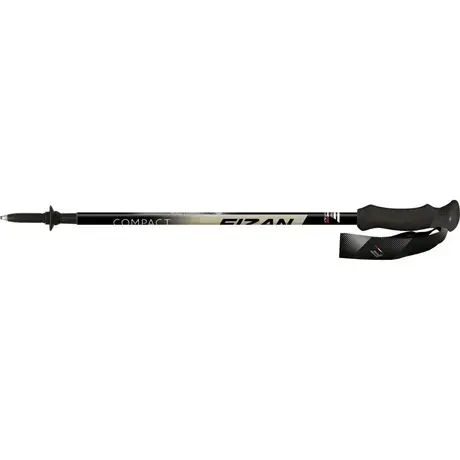Fizan Compact Beige Telescopic Trekking Poles (Pair)