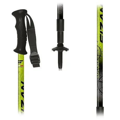Fizan Hiking Poles Explorer Lime/Grey