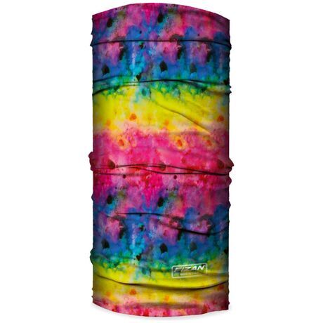 Fizan Tie-Dye Rainbow Neck Gaiter