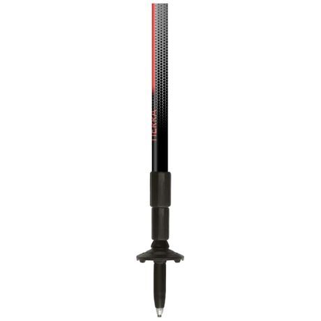 Fizan Telescopic Trekking Poles Pair Tierra Grey/Coral