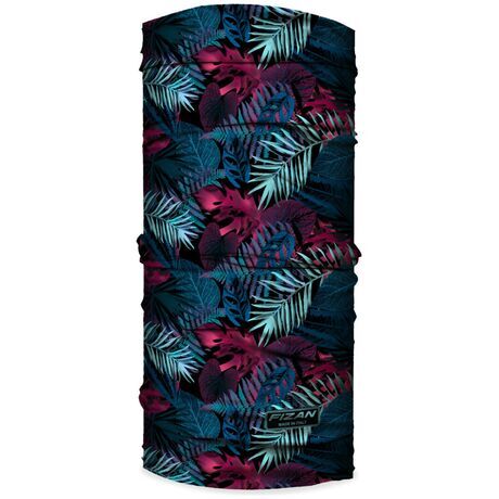 Fizan Tropical Petrol/Bordeaux Neck Gaiter