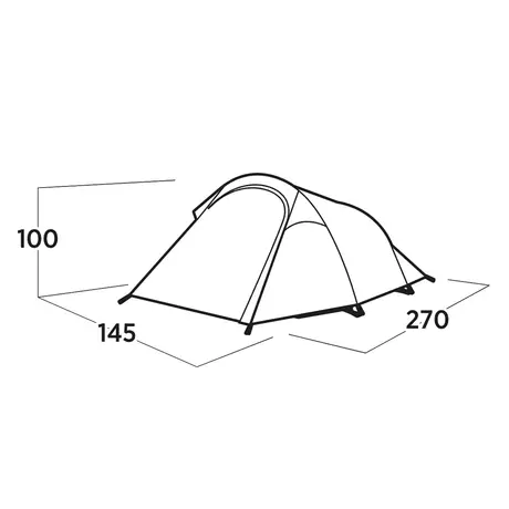Σκηνή 2 Ατόμων Tent Reindal 2 Easy Camp