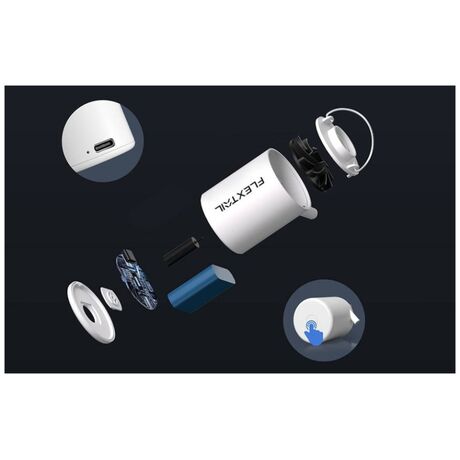 TINY PUMP White Τρόμπα Επαναφορτιζόμενη Flextail