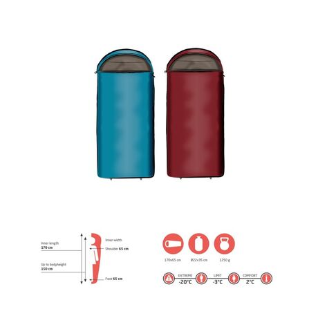 Grand Canyon Sleeping Bag Utah 150 Red Dahlia