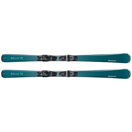 Belle 75 Turquoise/White + TP2 Compact 10 FDT Πέδιλα Σκι Με Δέστρα Nordica