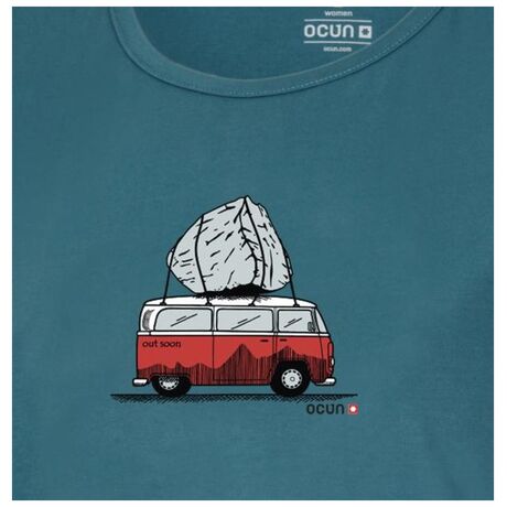 Κοντομάνικο Ocun Γυναικείο Classic T Bus-Stone Blue Hydro