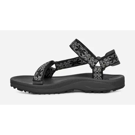 Teva Winsted Archive Floral Black Grey Women's Sandals