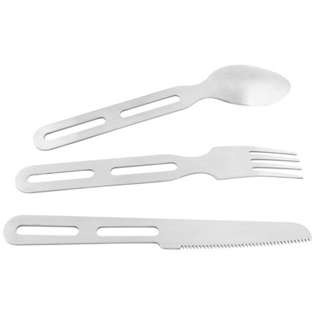 Cutlery Set I Black Σετ Μαχαιροπίρουνα Tatonka