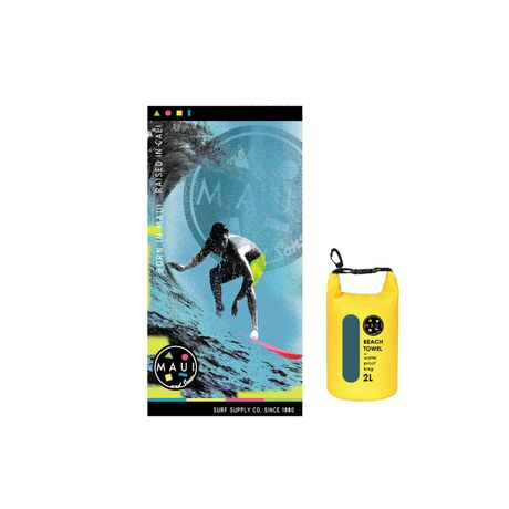 Maui & Sons Microfiber Beach Towel Born In Maui 180x90cm