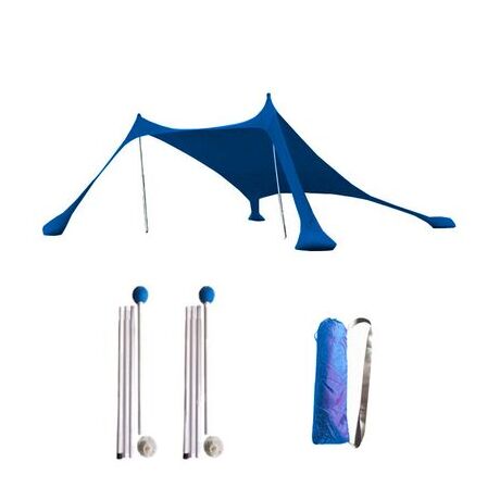 Ελαστική Τέντα Παραλίας 2x2 Sea Blue AEGEAN  New Camp