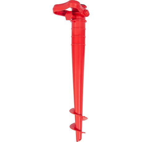 Solart Red Plastic Screw-In Umbrella Base