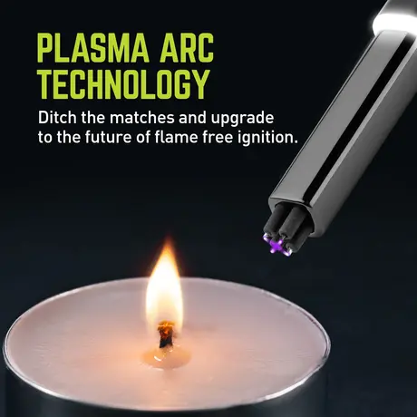 Επαναφορτιζόμενος Αναπτήρας Plasma Lighter True Utulity