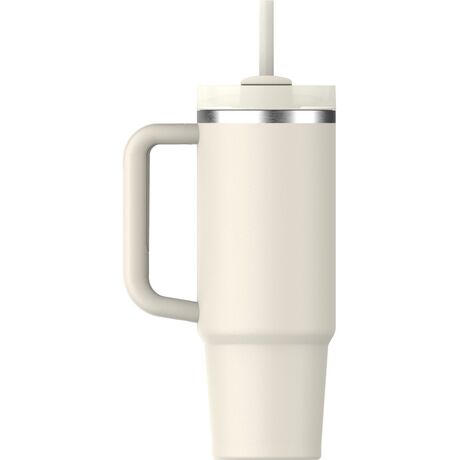Stanley Quencher H2.O FlowState™ Tumbler 890ml Cream 2.0 – Insulated Stainless Steel with BPA-Free Straw
