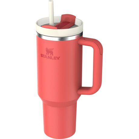 Stanley Quencher H2.O FlowState Hot Coral - Θερμός 1,18L με Καλαμάκι