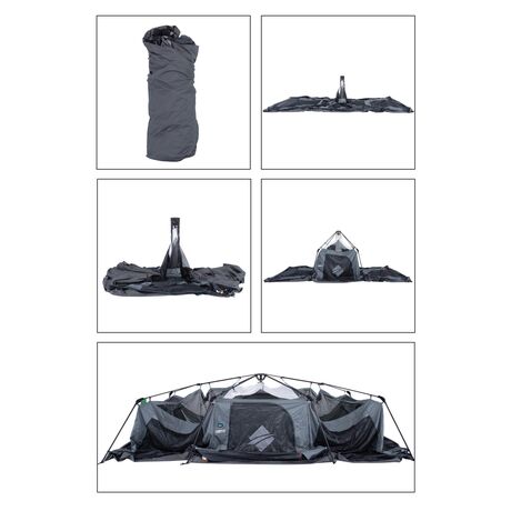 OZTRAIL Fast Frame Lumos 10P Tent, Αυτόματη Σκηνή 10 Ατόμων, 600 x 220 x 200(ύψος) cm, 10000118