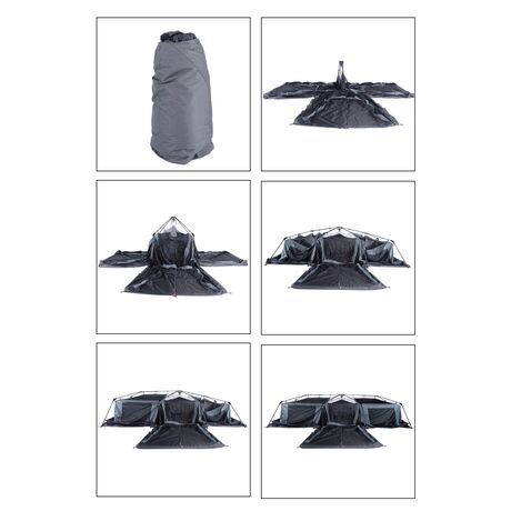 OZTRAIL Fast Frame Lumos 12P Tent Block Out, Αυτόματη Σκηνή 12 Ατόμων, 600 x 220/180 x 200(ύψος) cm, 10000119