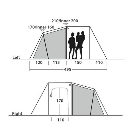 Outwell Tent Nevada 4