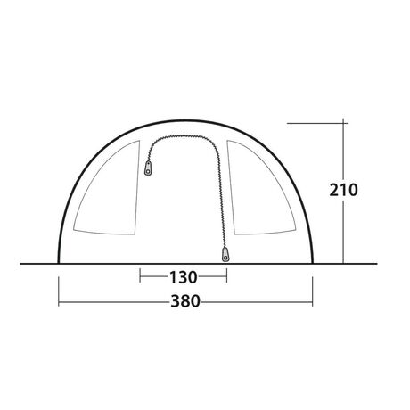 Outwell Sky 6 Person Tunnel Tent