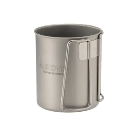 OTO Titanium Pot 450ml – Ultra-Light Titanium Mug for Camping & Outdoor Adventures