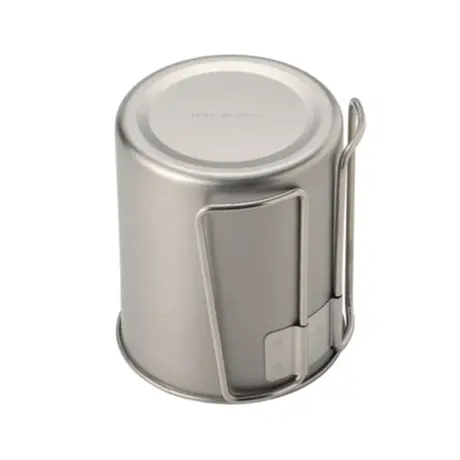 OTO Titanium Pot 450ml – Ultra-Light Titanium Mug for Camping & Outdoor Adventures