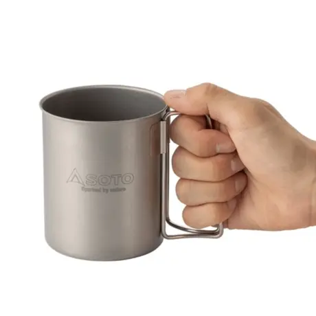OTO Titanium Pot 450ml – Ultra-Light Titanium Mug for Camping & Outdoor Adventures