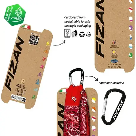 Μαντήλι Λαιμού Paisley Classic Red Fizan