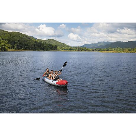 Hydro-Force Rapid X3 Set BESTWAY Φουσκωτό Καγιάκ τριών ατόμων, Μήκος: 3.81m, Αντοχή: 280kg, 1 πτερύγιο, 65132