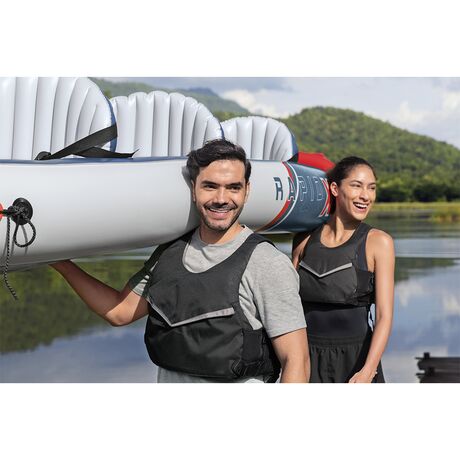 Hydro-Force Rapid X3 Set BESTWAY Φουσκωτό Καγιάκ τριών ατόμων, Μήκος: 3.81m, Αντοχή: 280kg, 1 πτερύγιο, 65132
