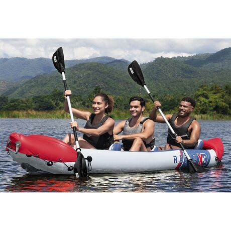 Hydro-Force Rapid X3 Set BESTWAY Φουσκωτό Καγιάκ τριών ατόμων, Μήκος: 3.81m, Αντοχή: 280kg, 1 πτερύγιο, 65132