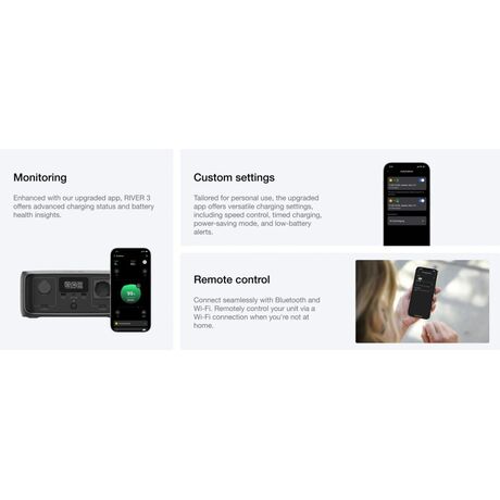 EcoFlow RIVER 3 UPS – Φορητός Power Station 245Wh, UPS 10ms