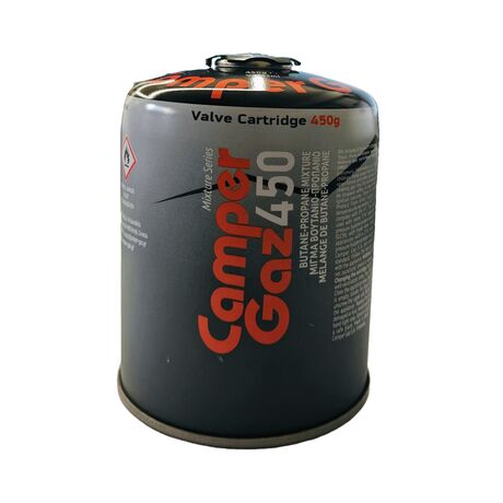 Camper Gas Cartridge 450g – Butane/Propane Mix – EN417 with Safety Valve