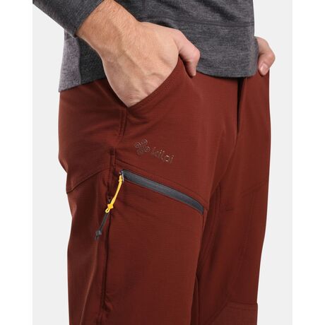 Ανδρικό Παντελόνι Softshell Villain-M Dark Red Kilpi