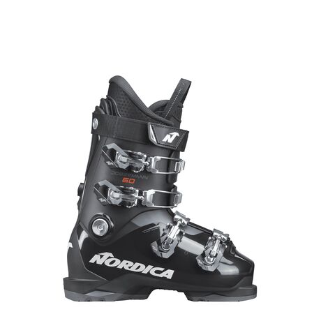 Nordica Dobermann 60 – Junior & Women Performance Ski Boots (Black)