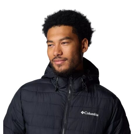 Powder Lite™ II Hooded Black Ανδρικό Μπουφάν Columbia