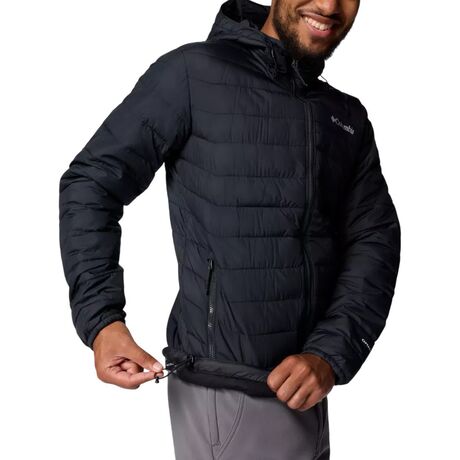Powder Lite™ II Hooded Black Ανδρικό Μπουφάν Columbia
