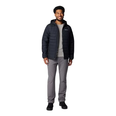 Powder Lite™ II Hooded Black Ανδρικό Μπουφάν Columbia
