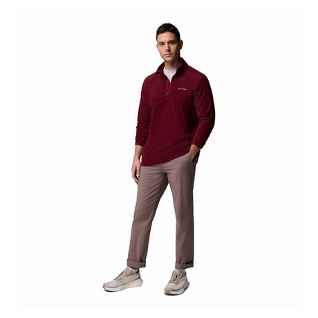 Klamath Range II Half Zip Red Ανδρικό Fleece Columbia