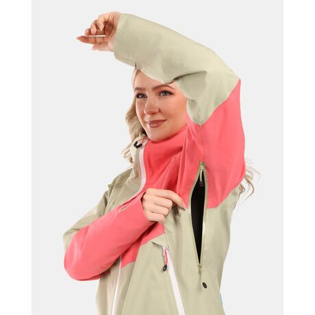 Kilpi MAMBA-W Beige – Women’s Waterproof Jacket