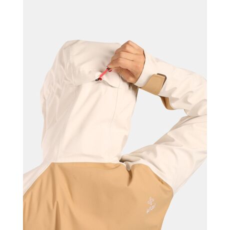 Kilpi Trinity-W Beige Women's Hardshell 3L Jacket