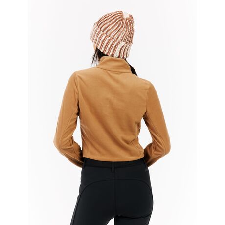 PRTREMUTEZ Teddy Brown Γυναικείο φλις 1/4 Protest