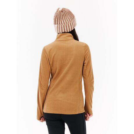 PRTREMUTEZ Teddy Brown Γυναικείο φλις 1/4 Protest