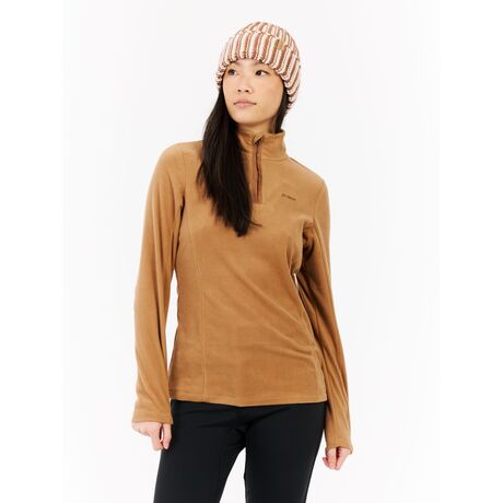 PRTREMUTEZ Teddy Brown Γυναικείο φλις 1/4 Protest