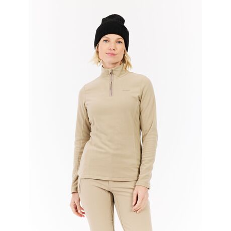 PRTREMUTEZ Bamboo Beige Γυναικείο φλις 1/4 Protest