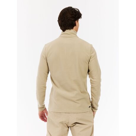PRTPerfecto 1/4 Bamboo Beige Ανδρική Μπλούζα Fleece Protest