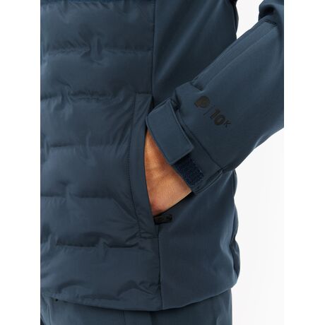 Prtmalmo Puffer Ski Jacket Blue Ανδρικό Μπουφάν Protest