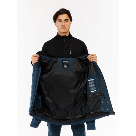 Prtmalmo Puffer Ski Jacket Blue Ανδρικό Μπουφάν Protest