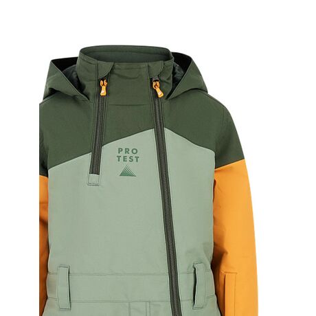 PRTBOBBY TD Kale Green Παιδική Ολόσωμη Φόρμα Σκι Protest