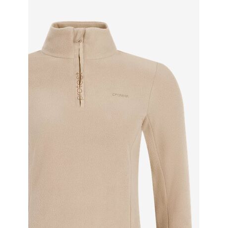 PRTREMUTEZ Bamboo Beige Γυναικείο φλις 1/4 Protest