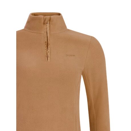 PRTREMUTEZ Teddy Brown Γυναικείο φλις 1/4 Protest